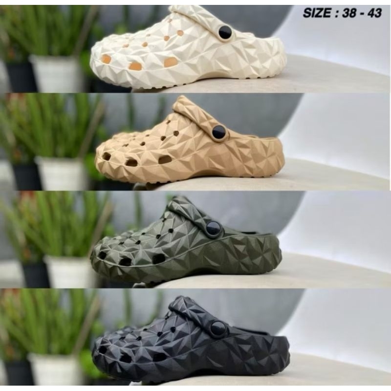 SANDAL SLOP CROCS ORIGINAL KARET EVA sandal slop karet pria wanita terbaru