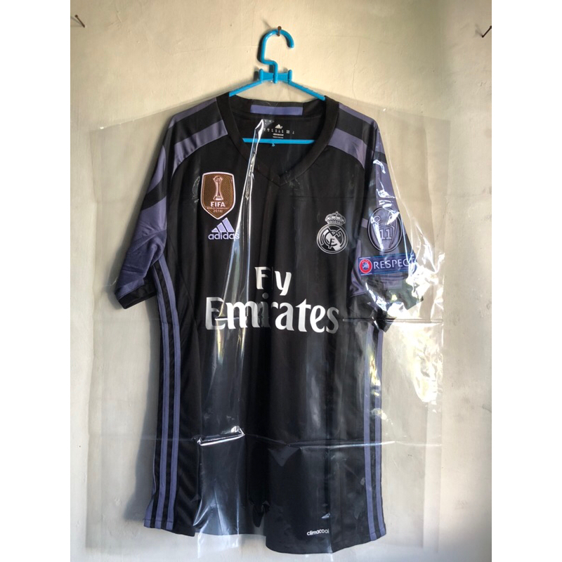 JERSEY REAL MADRID 3RD 2016-2017 FULL PATCH