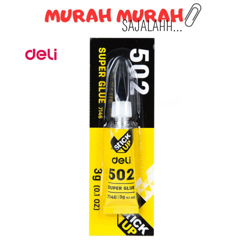 

Deli Lem Super kuat Cepat Kering [3 g] E7146 / DELI Super Glue 3gram