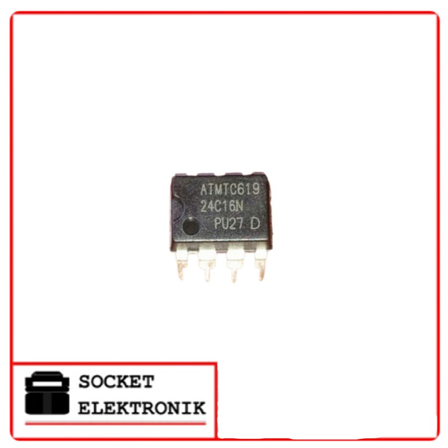 IC 24C16 EEPROM 16KBit 2KByte 8 Kaki