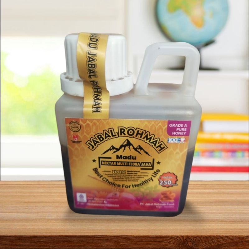 

Madu Multiflora Java Asli Murni 250 Gram Grade A 100% Jabal Rohmah Alami Pure Natural Raw Honey