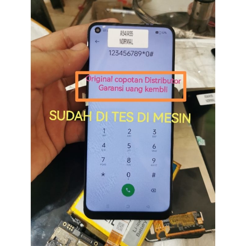 Lcd Oppo A54 / A55 4G / Lcd Fulset Original 100% COPOTAN GARANSI UANG KEMBALI