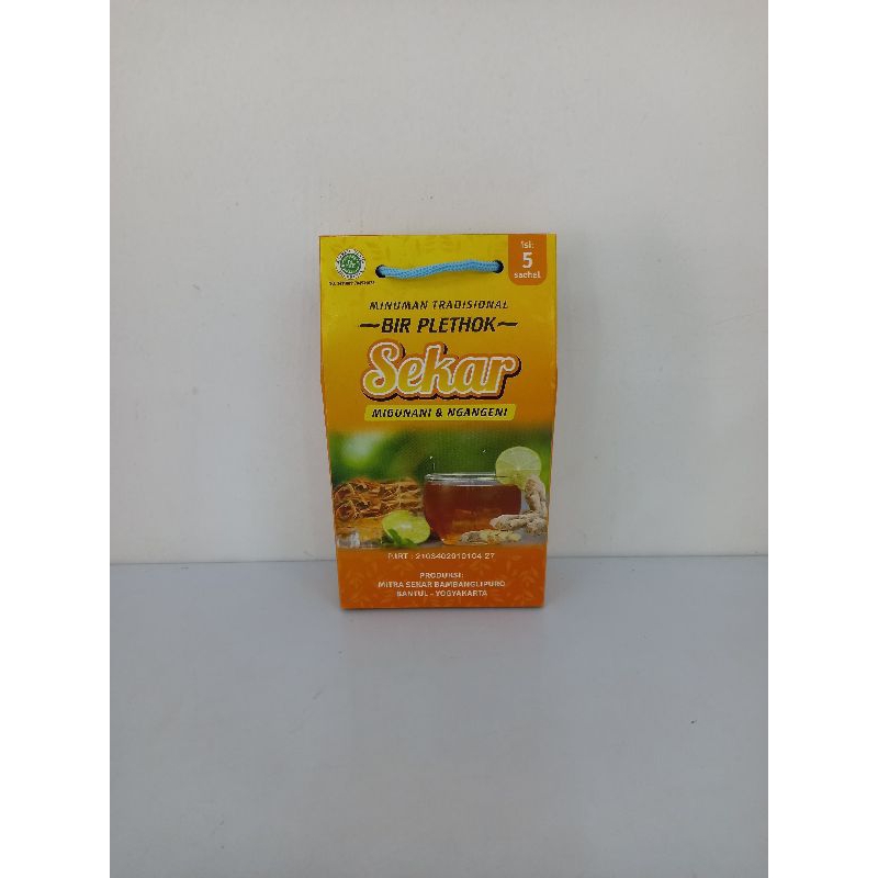 

Minuman Tradisional Bir Plethok Merk "SEKAR