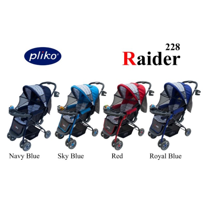 Stroller Pliko Raider B/S 228 - Kereta Dorong Bayi