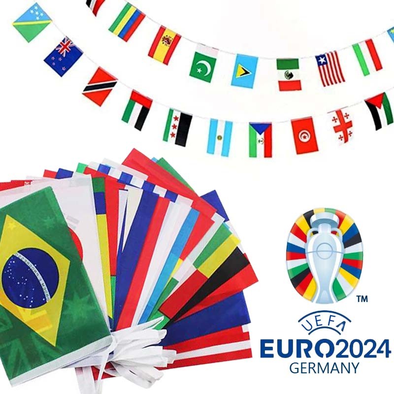 10m Bendera Renceng Negara Dunia Bendera Negara Dunia Bendera Euro 2024 Bendera 32 Negara Bendera Du