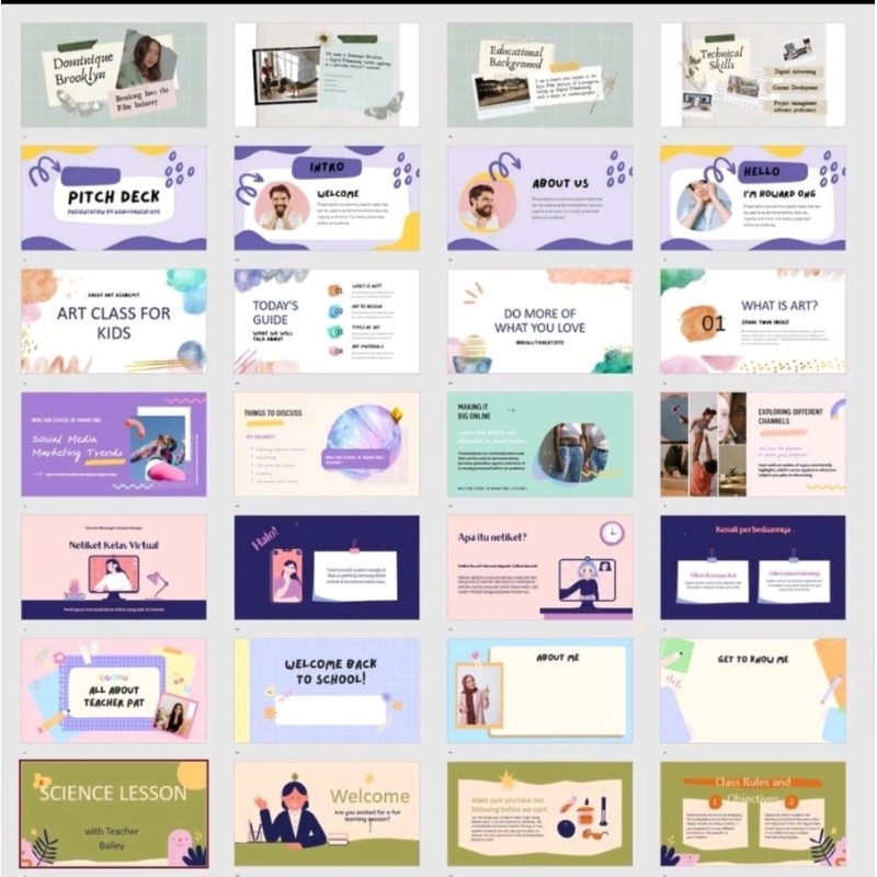 Template PPT Aesthetic