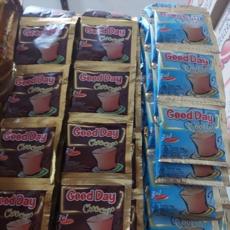 

KOPI GOODDAY 3 IN 1 RENCENG ISI 10 SACHET