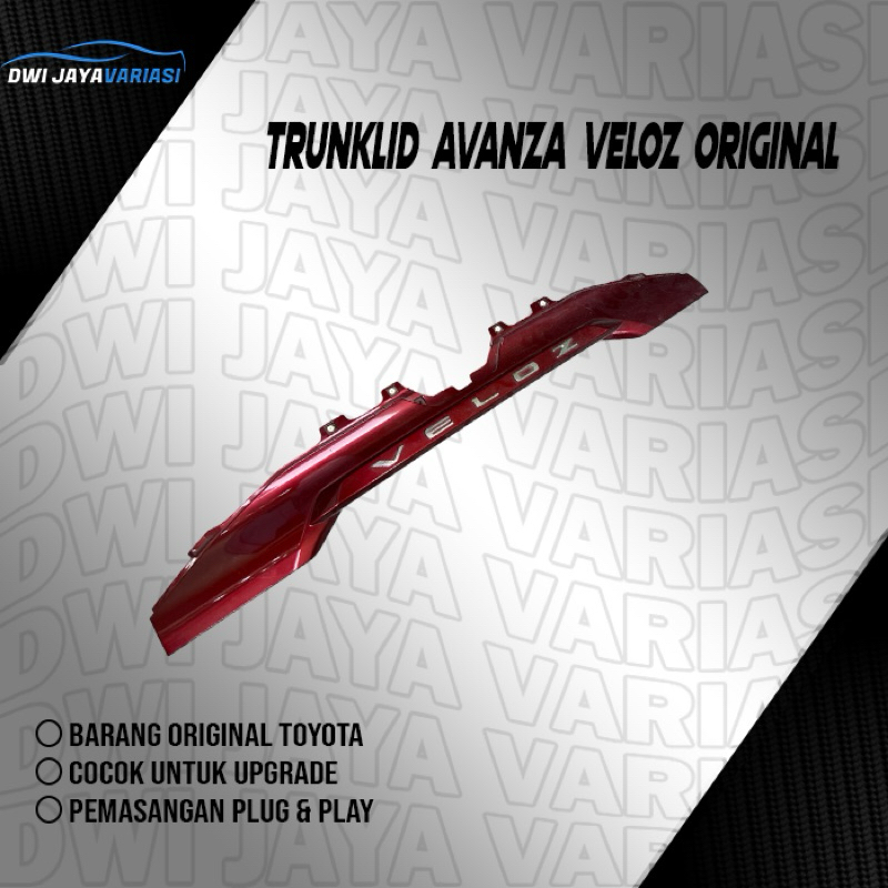 TRUNKLID BELAKANG AVANZA VELOZ 2021-2024