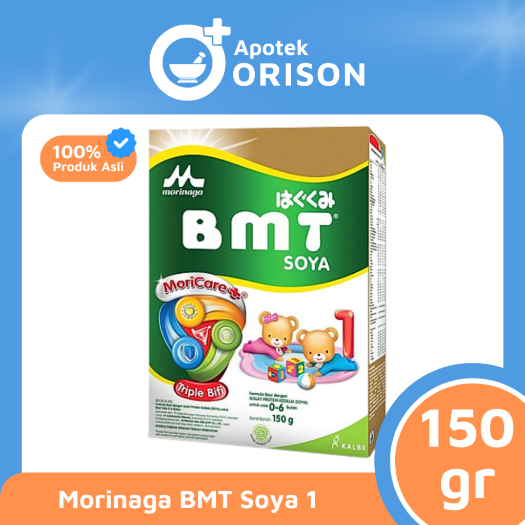 MORINAGA BMT SOYA (0-6 BULAN) 150GR