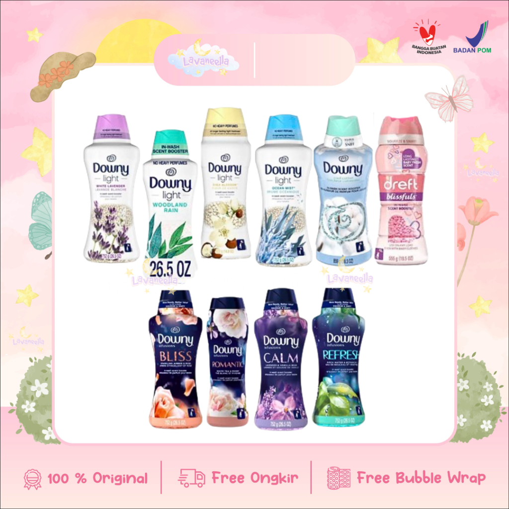 DOWNY USA DOWNY BEADS SCENT BOOSTER SHARE IN JAR DOWNY LIGHT DOWNY UNSTOPPABLE