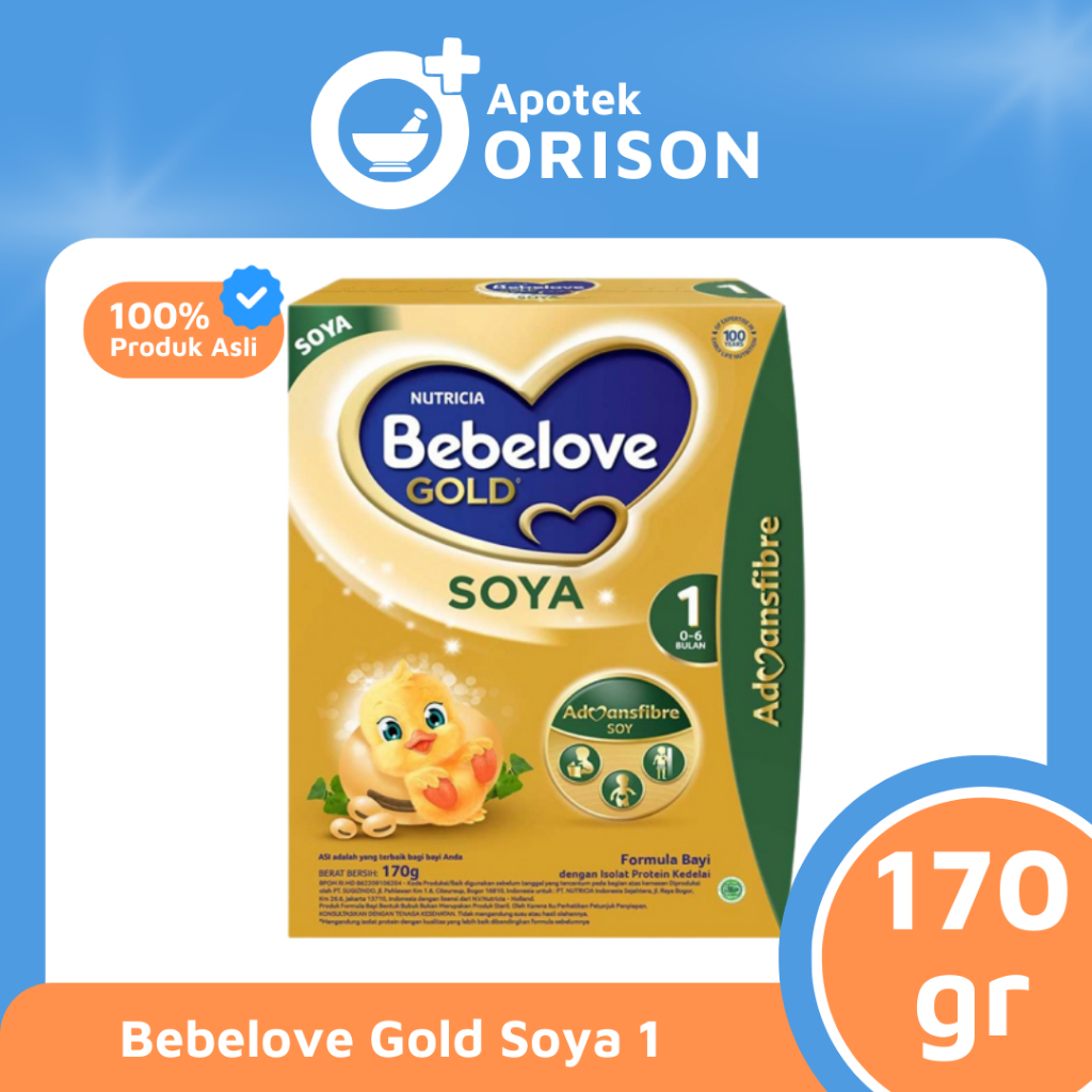 BEBELOVE GOLD SOYA 1 (0-6 BULAN) 170G