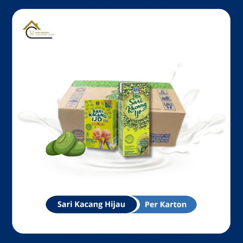 

ULTRA SARI KACANG IJO 150, 250 ML | PER KARTON