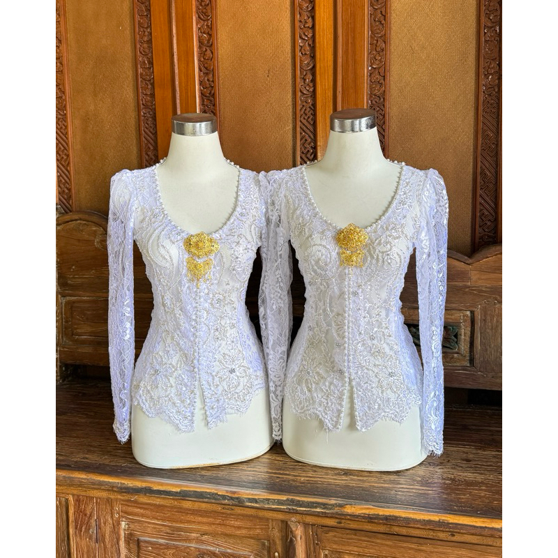 Umah Kebaya Bali | Kebaya Semifrance Payet White
