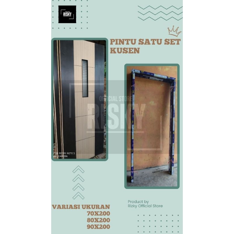 Pintu/Pintu utama/Pintu Kamar/Satu set kusen Pintu/Pintu dan Kusen