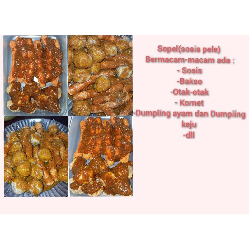 

Street Food SoPel (Sosis Pedas lezat) {kemasan vakum}, frozen food
