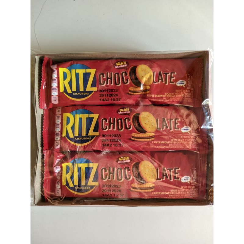 

Ritz Chocolate 27gr 1 Box isi 12pcs