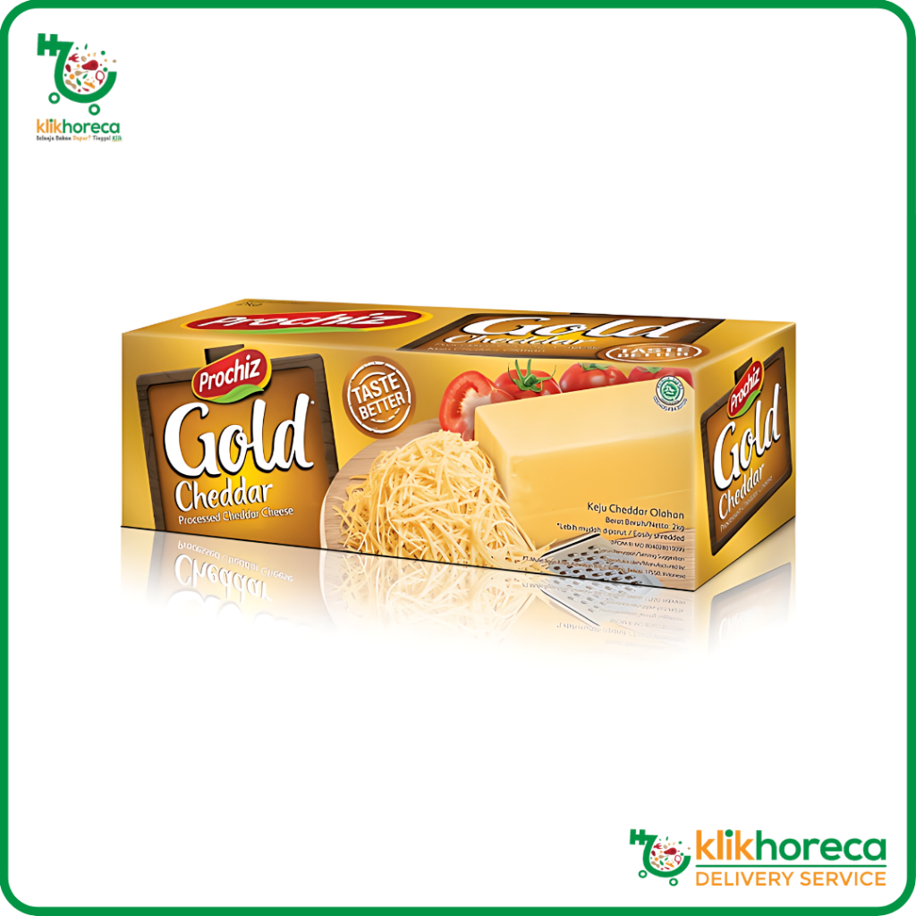 

Keju Cheddar Gold Prochiz 2 Kg