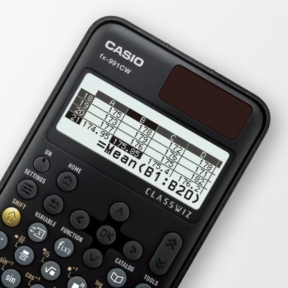 

CASIO CALCULATOR SCIENTFIC FX 991 CW - Kalkulator Scientfic Kuliah Sekolah Black (540+ Fungsi/Rumus) (Original) Gramedia Mal Pekanbaru