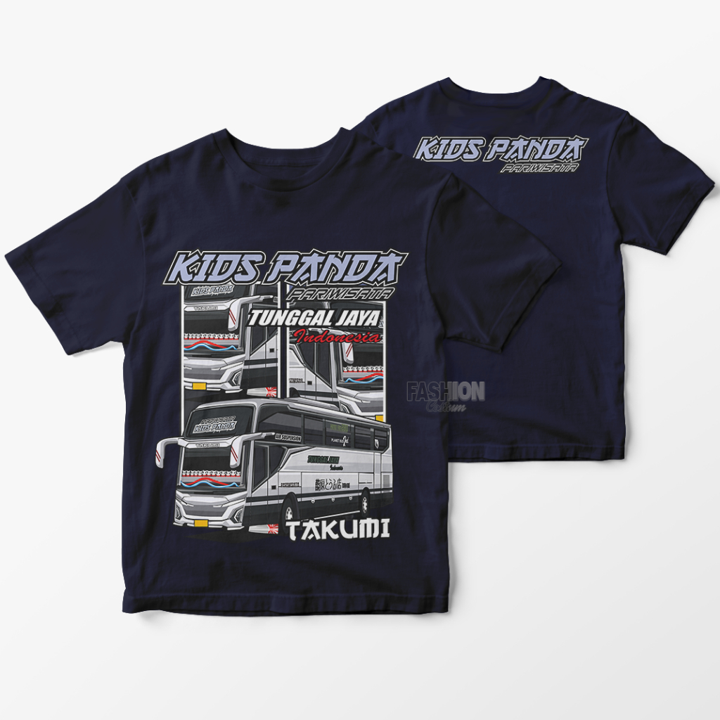 Kaos Anak Costum Bus/Kaos Anak Basuri/Kaos Pendek Anak Keren