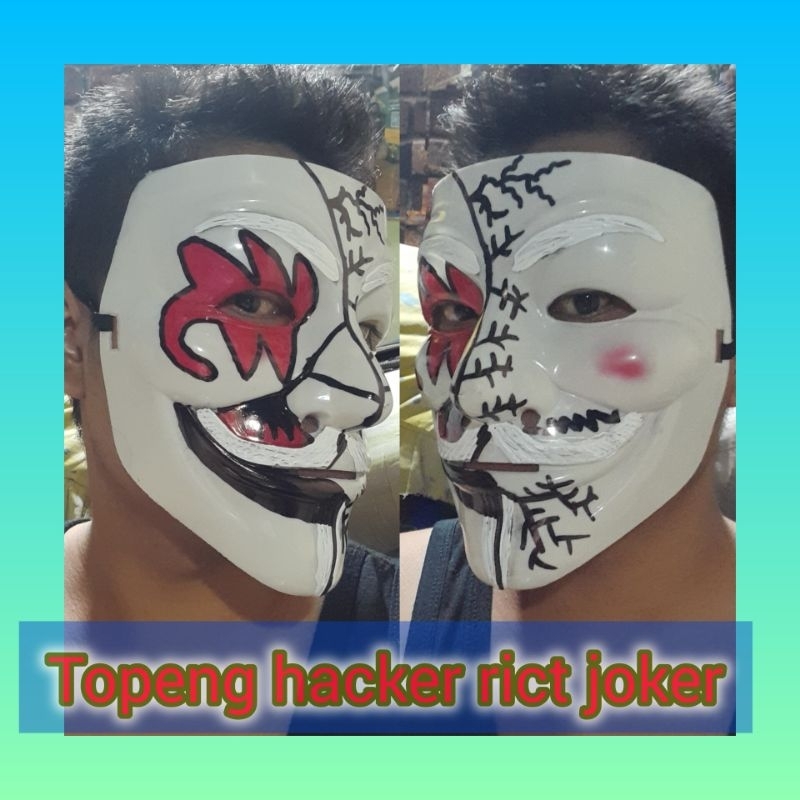 topeng hacker rict joker topeng hallowen topeng joker