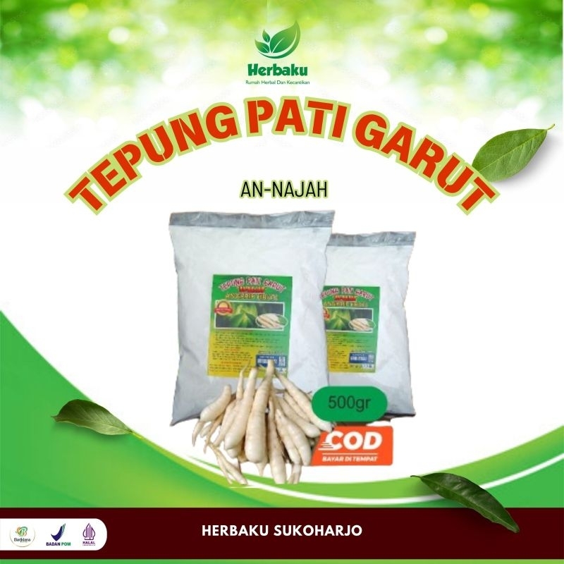 

Tepung Garut Tepung Pati untuk Asam lambung maag asam urat kolesterol