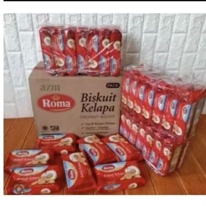 

ROMA KELAPA 1 PAK = 7bks X 300GR/ BISKUIT KELAPA/BISKUIT ROMA