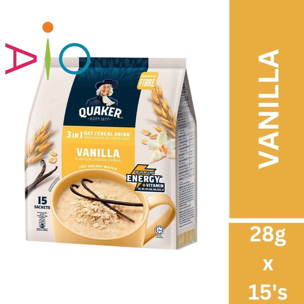

Quaker 3 in 1 Vanilla Oat Cereal Drink Malaysia