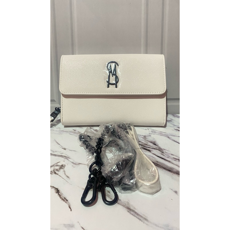 Steve Madden Crossbody Wallet White