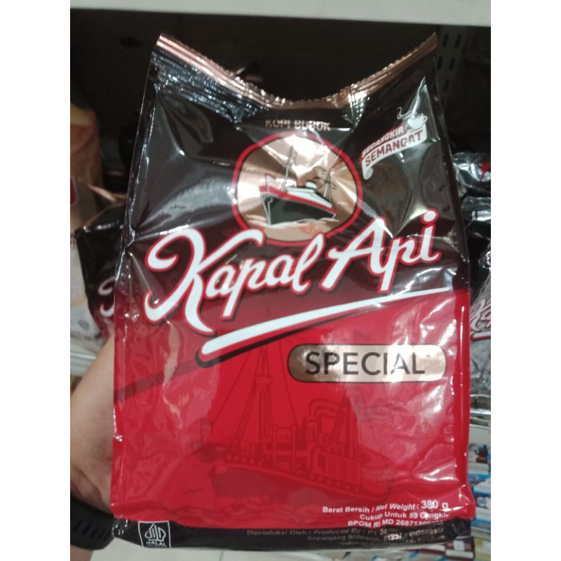 

Kopi Bubuk Kapal Api Spesial 380gr