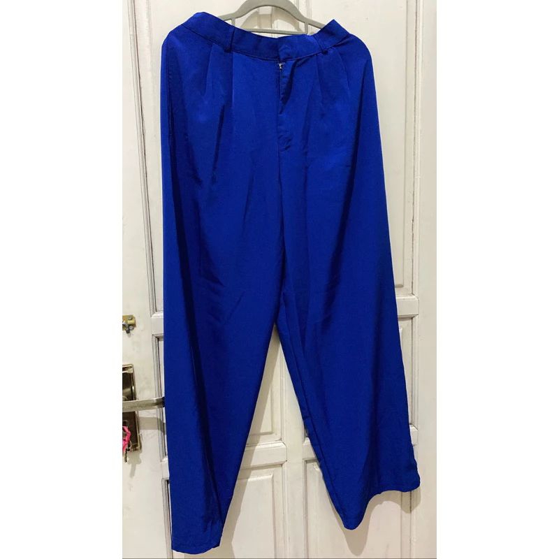Preloved Kulot Aijo Biru Elektrik