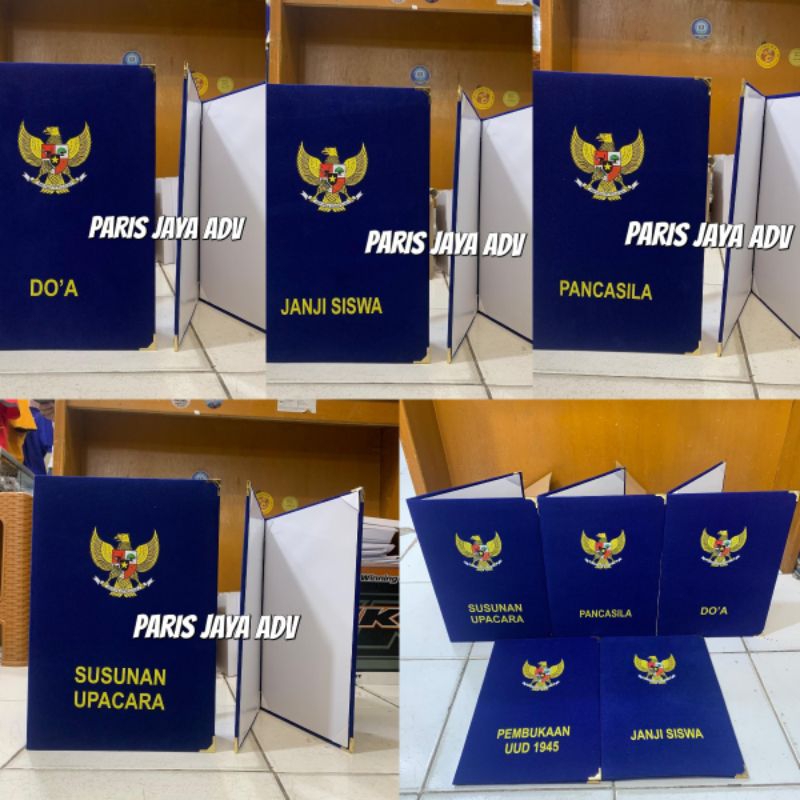 

1Set Map Bludru Upacara Map Upacara Map Sablon Upacara Ready Stock Berkualitas
