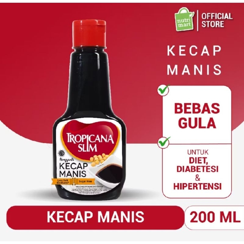 

Tropicana Slim Kecap Manis Bebas Gula 200ml