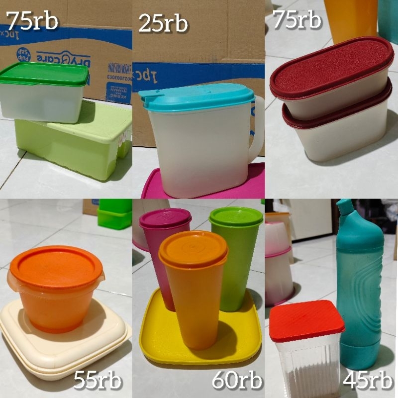 Paket Tupperware Jadul Second