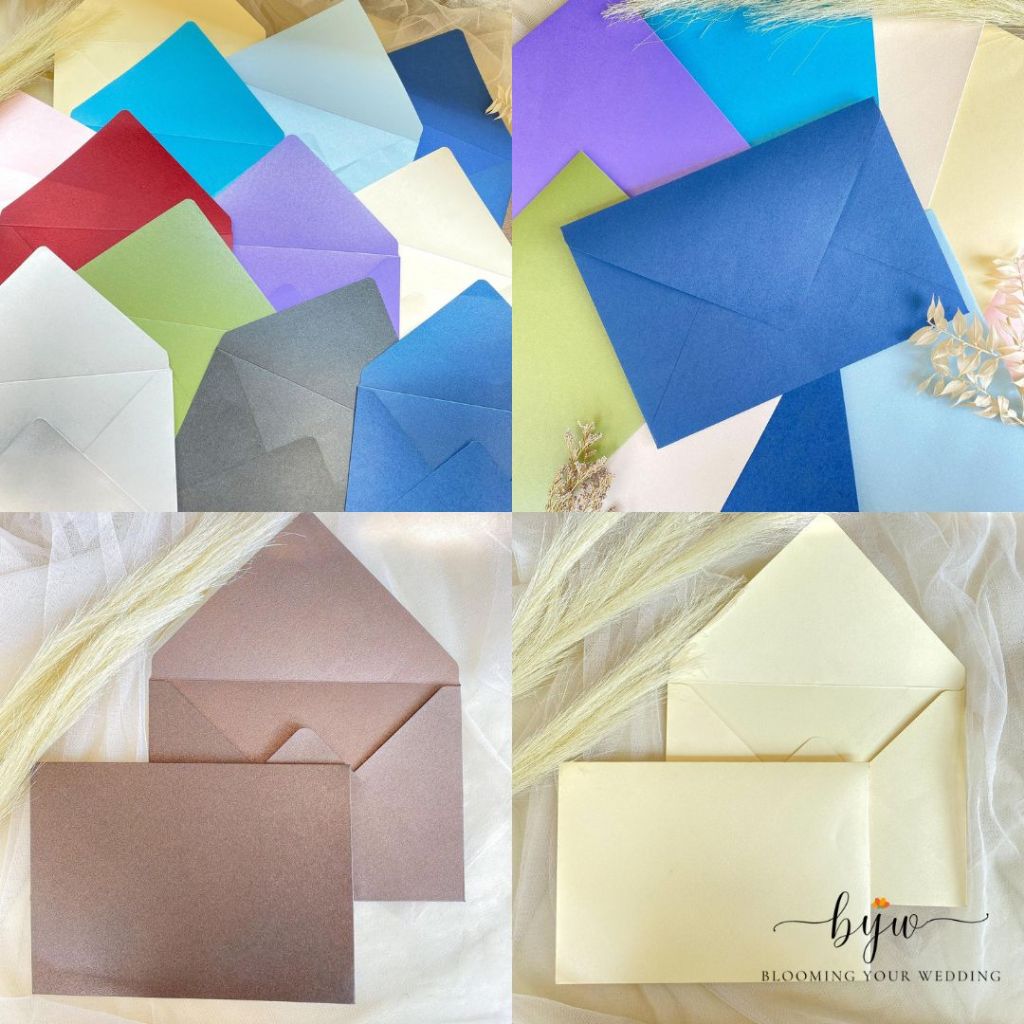 

Amplop Kertas Jasmin A5 / Amplop Surat / Amplop Vintage Paper / Amplop Undangan Warna warni Cantik Tempat wedding keepsake Harga murah Aesthetic