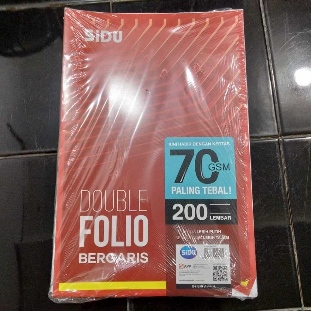 Kertas Double Folio 200 Bergaris Sidu