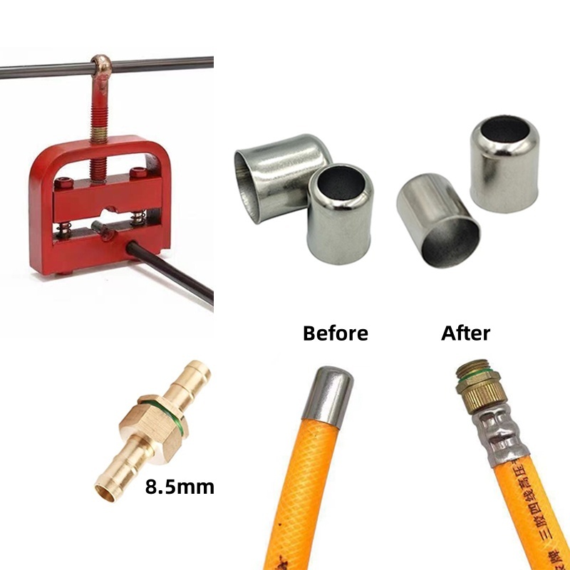 mesin crimping pipa portabel/Alat pres klem neple selang kompresor