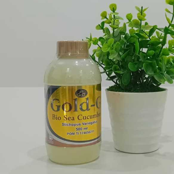Gold-G Jelly Gamat Bio Sea Cucumber  premium 500 ml | Mempercepat penyembuhan luka