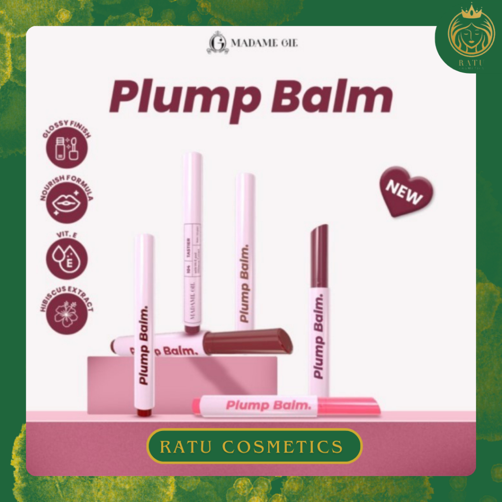 MADAME GIE Lip Plump Balm / Better / Prettier / Juicer / Tastier / Hotter / Stronger -- Lip Gloss