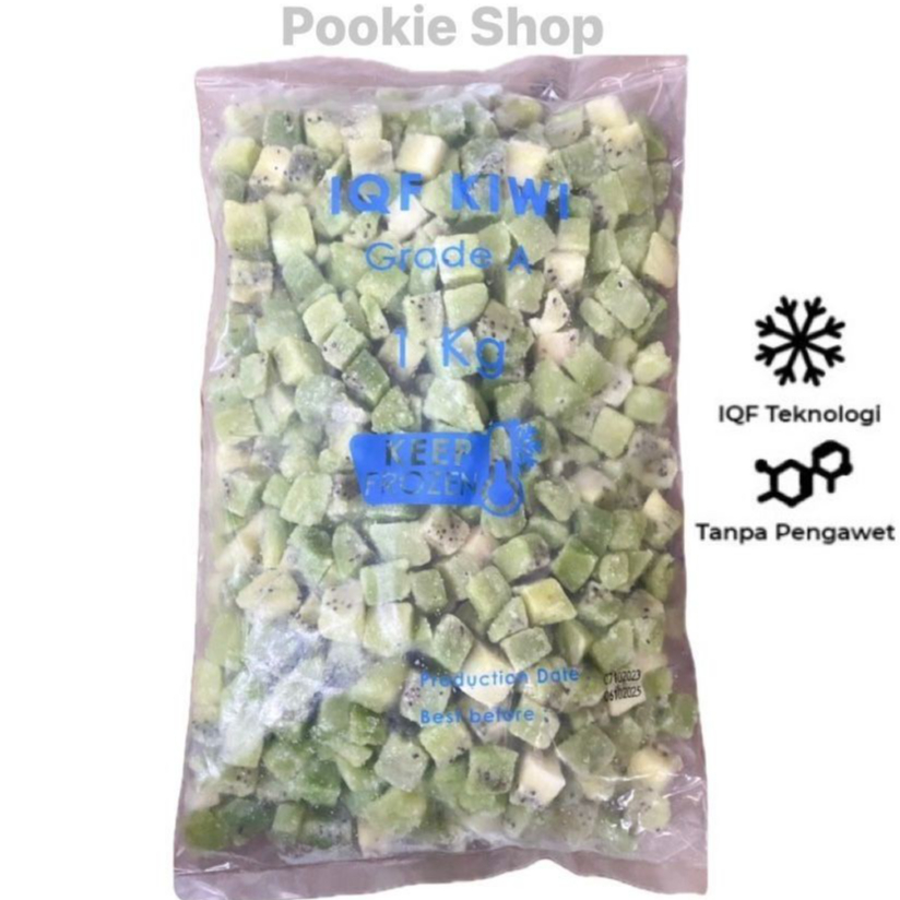 

IQF (individually quick frozen) kiwi/kiwi beku 1 kg