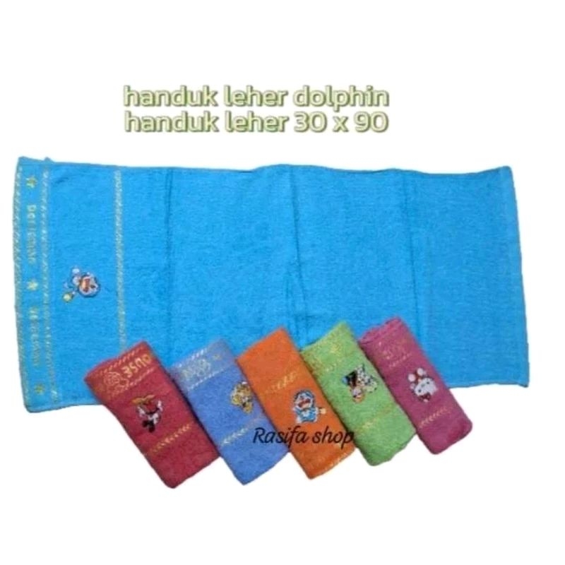 Handuk Leher Dolphin Handuk Olahraga Handuk Anak Bordir Handuk Tanggung