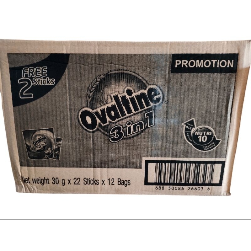 

Ovaltine 3in1 660g sachet (12Bags x 22sachet)