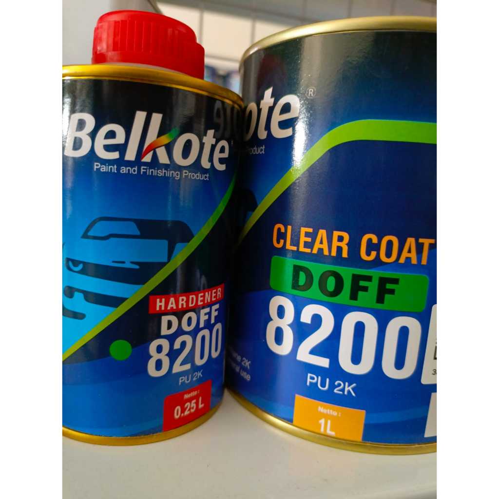 BELKOTE PU 2K CLEAR DOFF 8200 1L / BELKOTE CLEAR DOFF / BELKOTE 8200