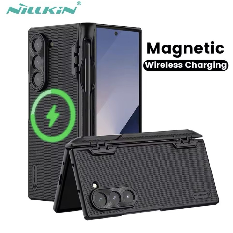 Case Nillkin Magnetic Magsafe Case for Samsung Galaxy Z Fold 6 Fold 5 Fold 4 with S Pen Holder Hinge