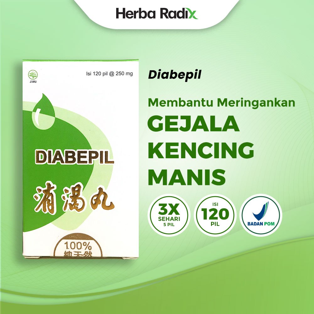 Diabepil / Xiao Ke Wan - Obat Herbal Membantu Meringankan Gejala Kencing Manis | Akar Astragalus by 