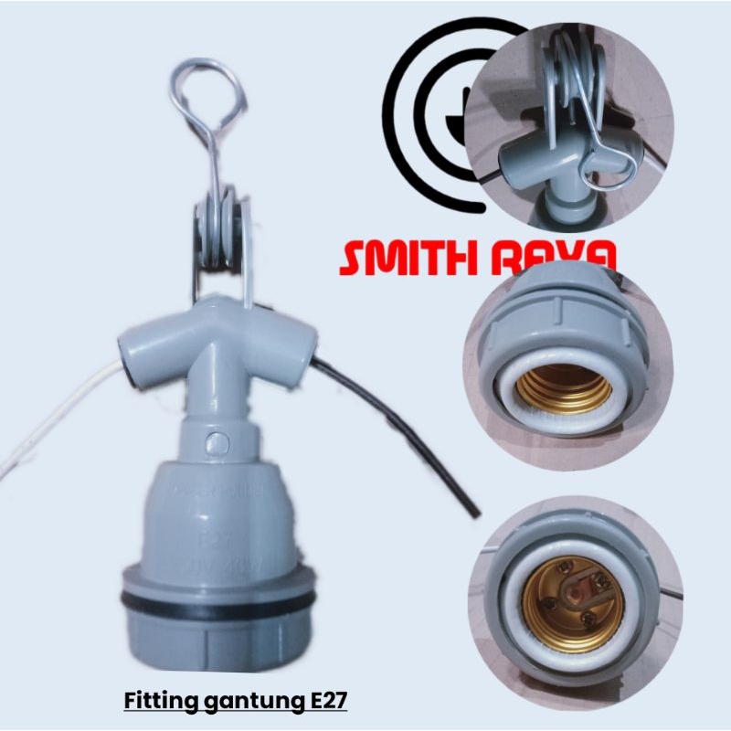 Fitting gantung E27 Fitting gantung lampu jalan