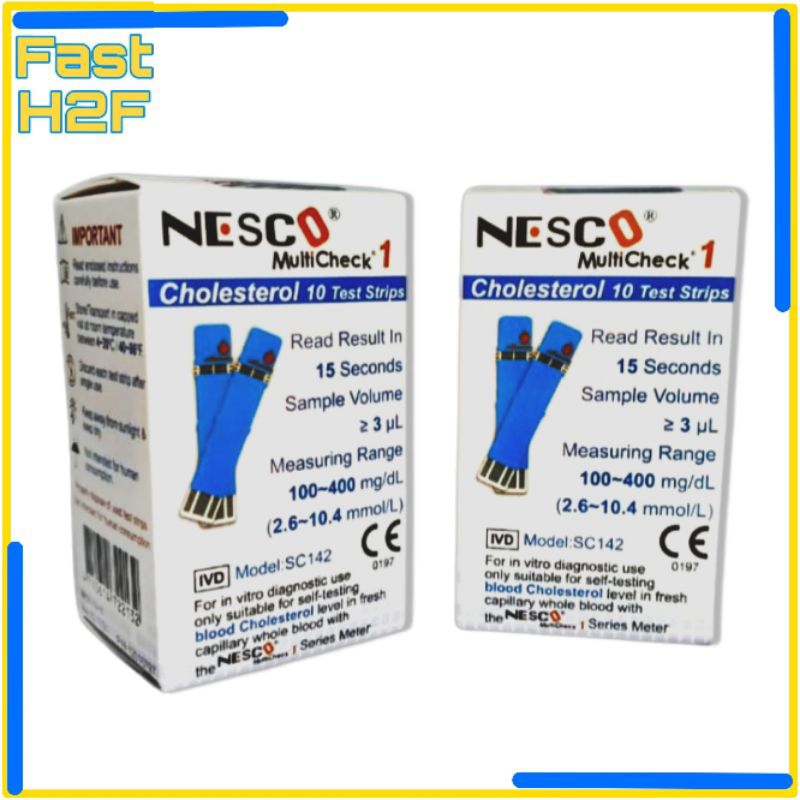 Strip Cek Kolesterol Nesco/Strip Kolesterol/Strip Nesco