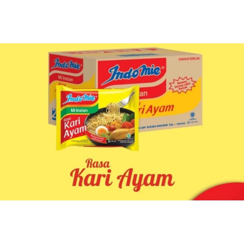 

Indomie kuah kari ayam