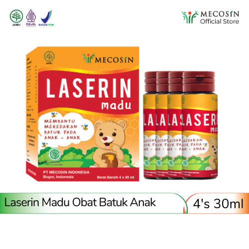 Laserin Madu Obat Batuk Herbal Untuk Anak / Obat Batuk Anak / Obat Batuk Anak Manis / Obat Herbal