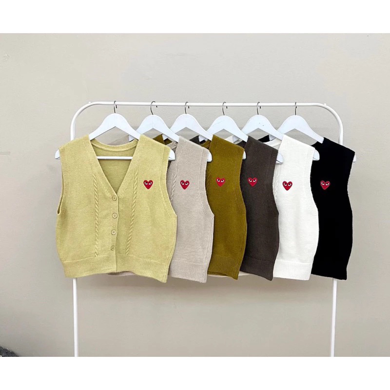 LOVE VEST KNIT IMPORT