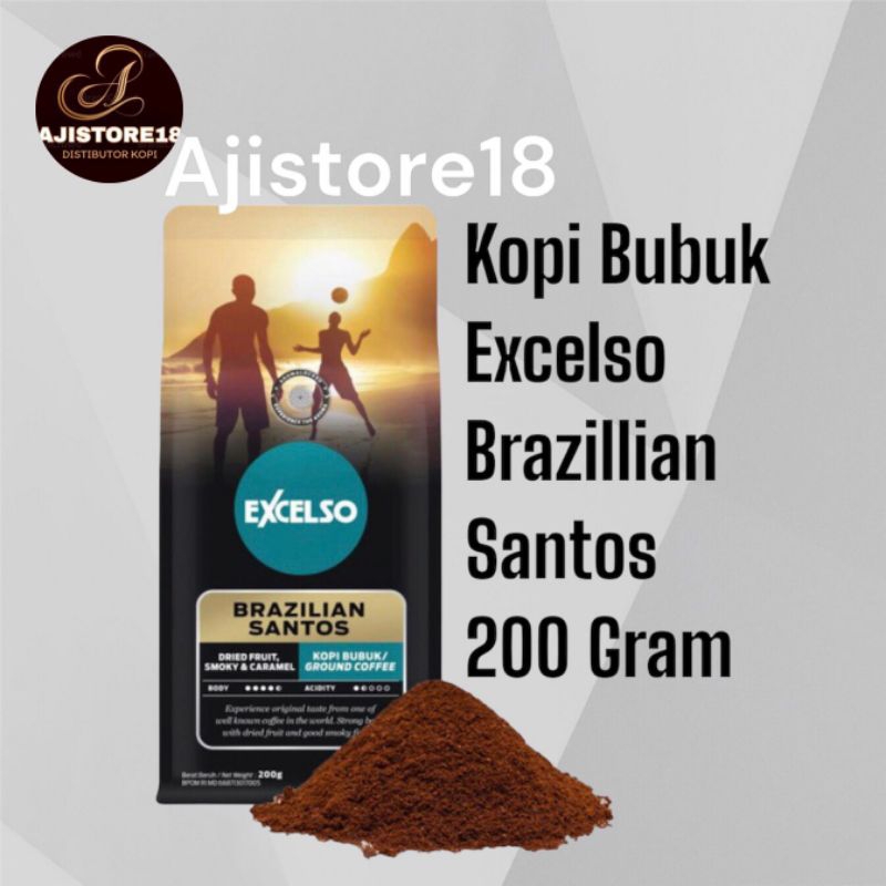 

Excelso Kopi Brazillian Santos Bubuk 200g